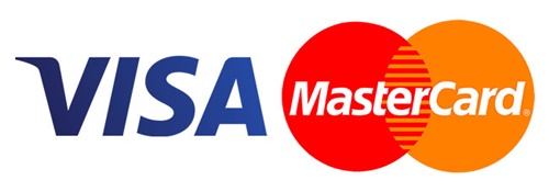 VISAとMasterCardのロゴ