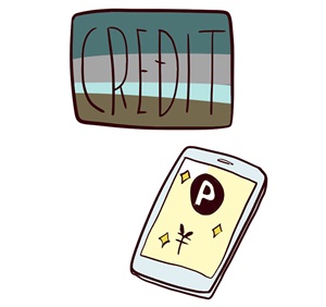 クレジットカードのイラスト
