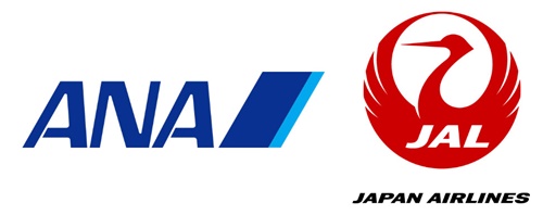 ANA・JALのロゴ
